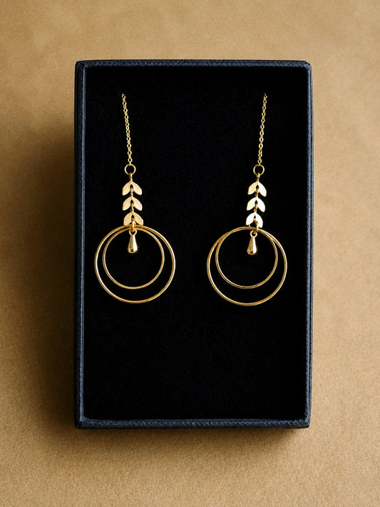 New Summer 25 in Gold / Signature Chain Earrings