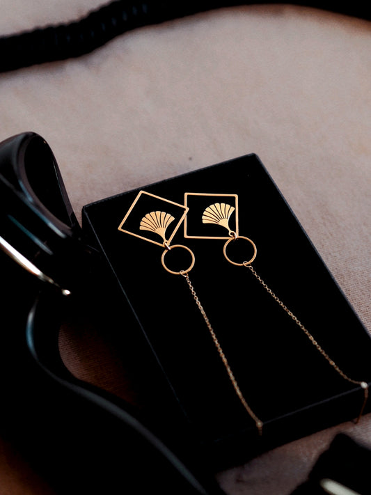 Signature Chain Earrings / Golden Era limited edition