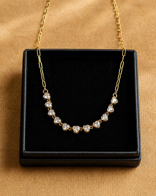 Elegant Hearts Neckless