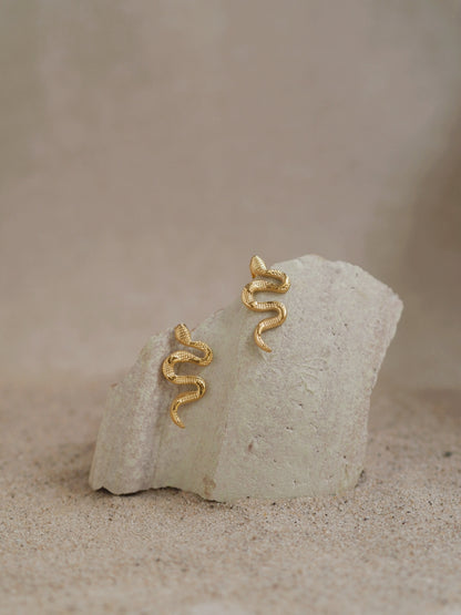 "Dance" Snake Earrings