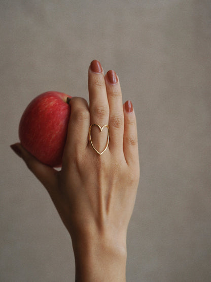 Ivy Heart Ring