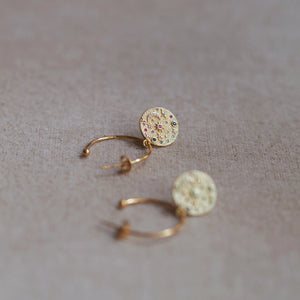 Andrea Atlas Star Hoops M Size