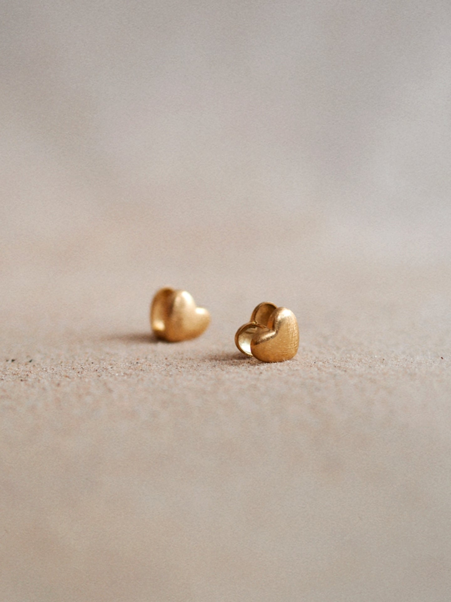 Valentina Gold Heart Earrings