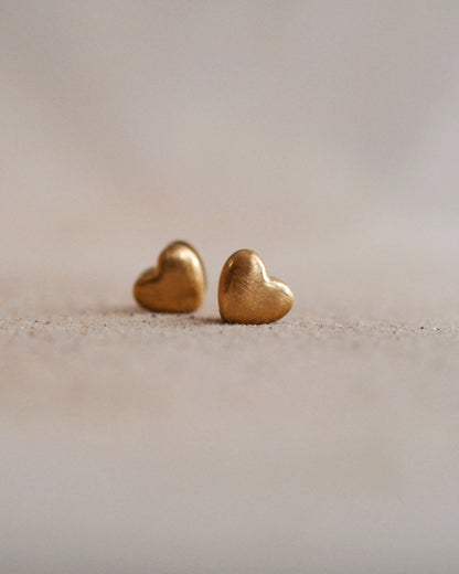 Valentina Gold Heart Earrings