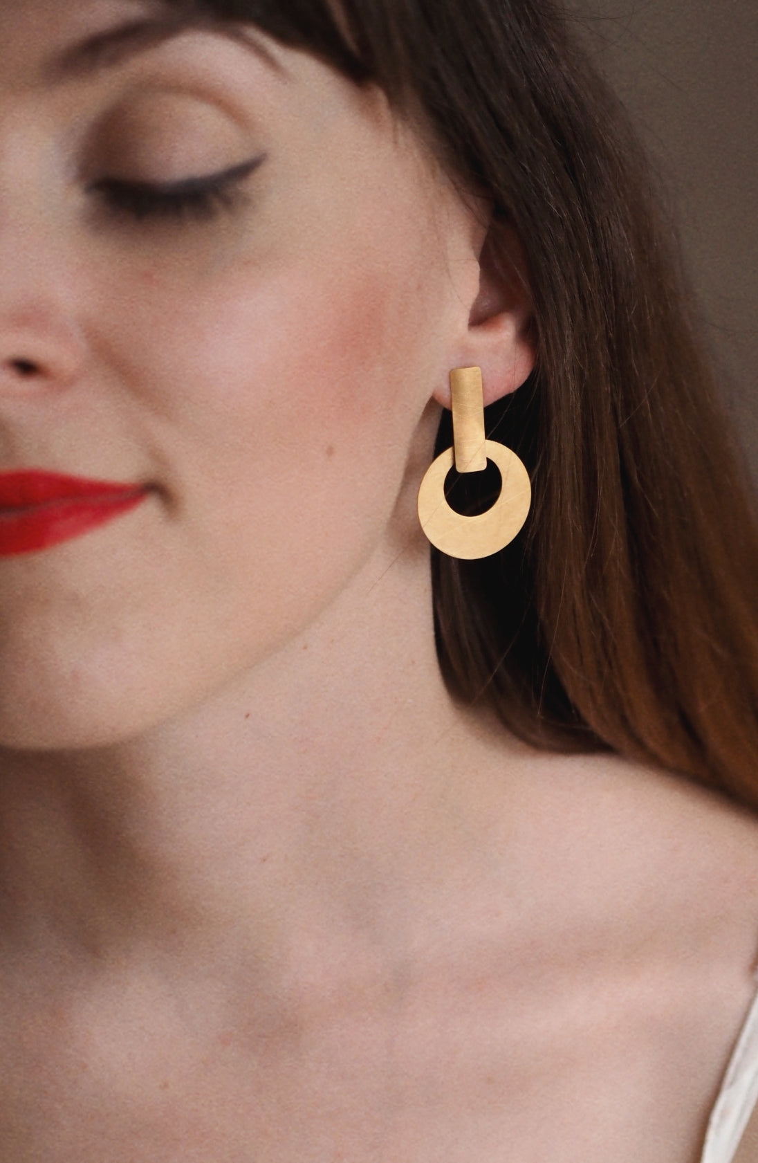 Winifred Brushed Effect Earrings