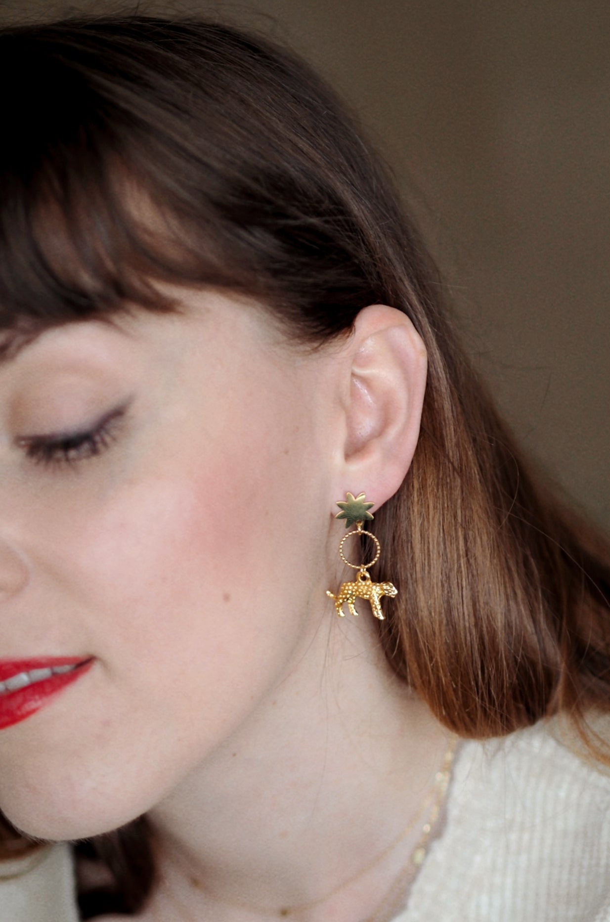 Andrea Atlas Leopard Earrings