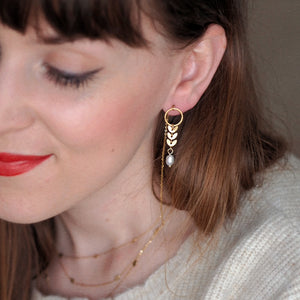 Andrea Atlas Signature Chain Earrings N°3