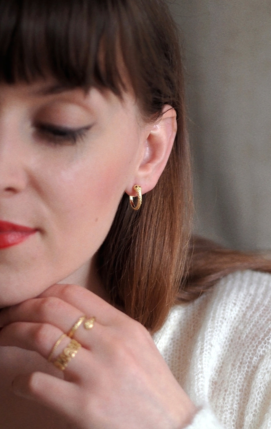 Sigrid Snake Earrings