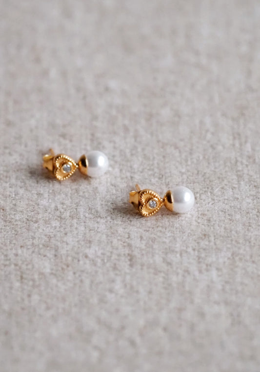 Atlas Sterling Silver Studs N°3