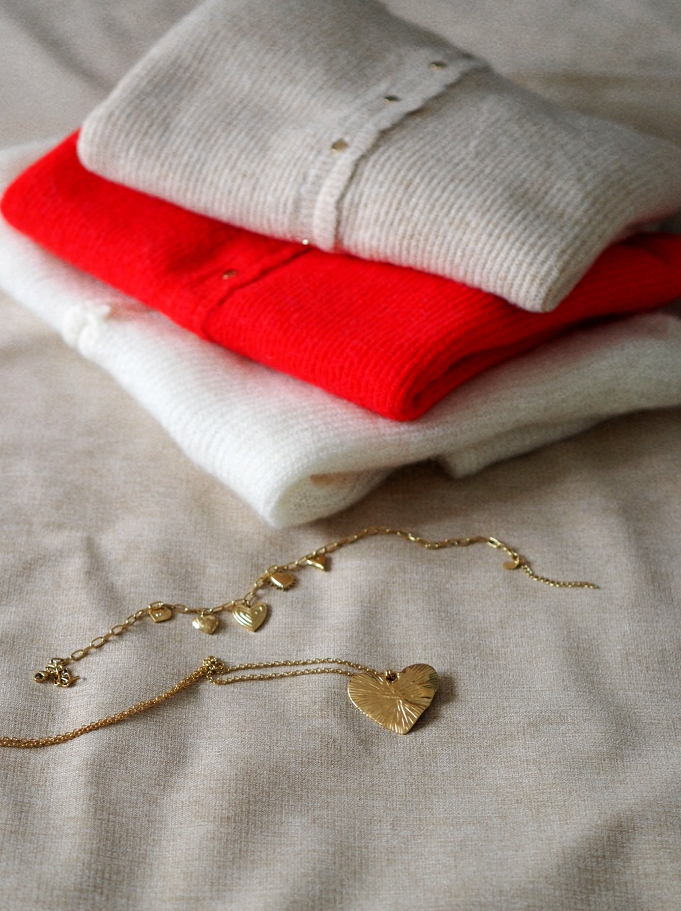 Saga Large & Long Heart Necklace