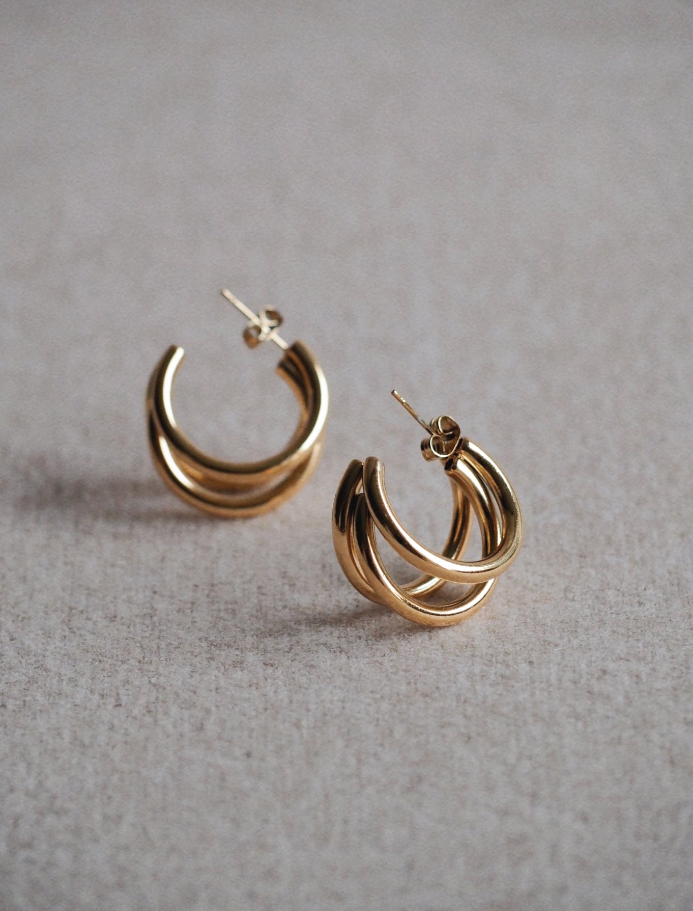 Renata Triple Line Earrings