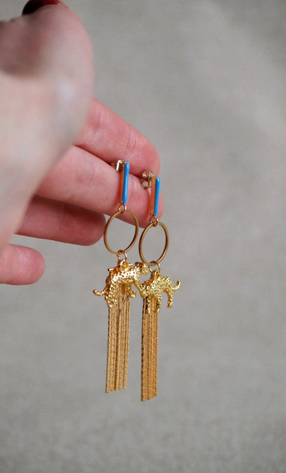 Andrea Atlas Leopard Earrings