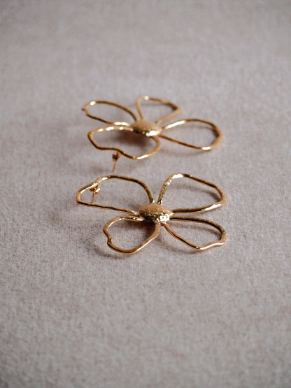 Milena Large Flower Earrings