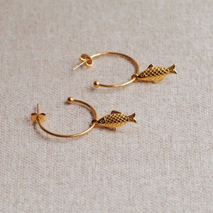 Andrea Atlas Fish Hoops