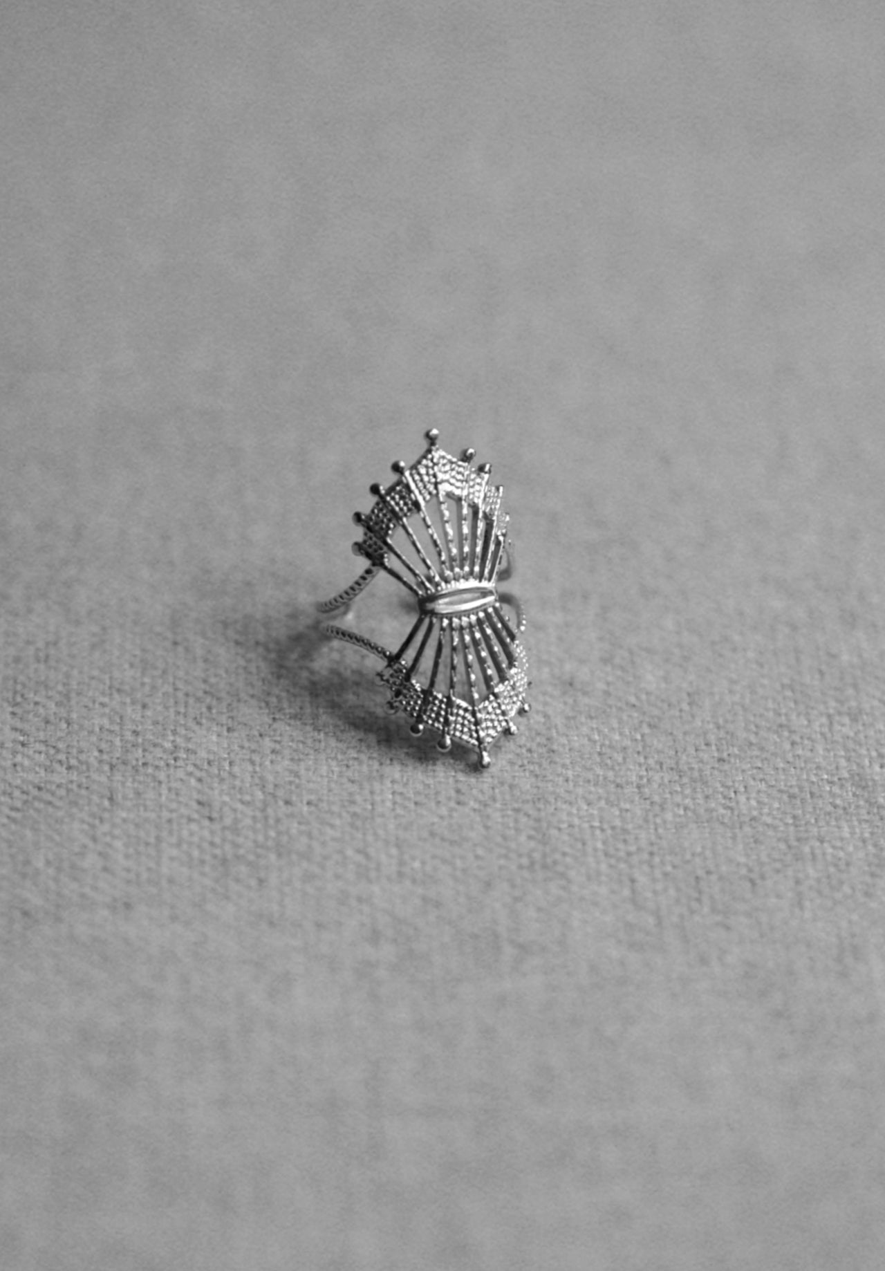 Samantha Vintage Style Ring / silver