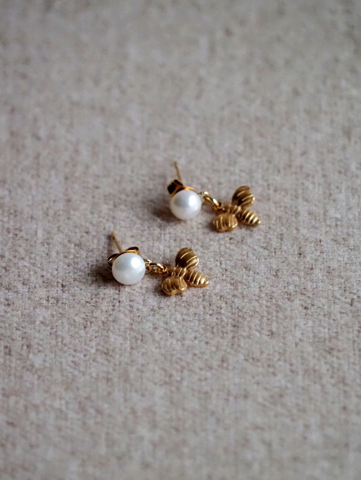 Atlas Delicate Bee Earrings