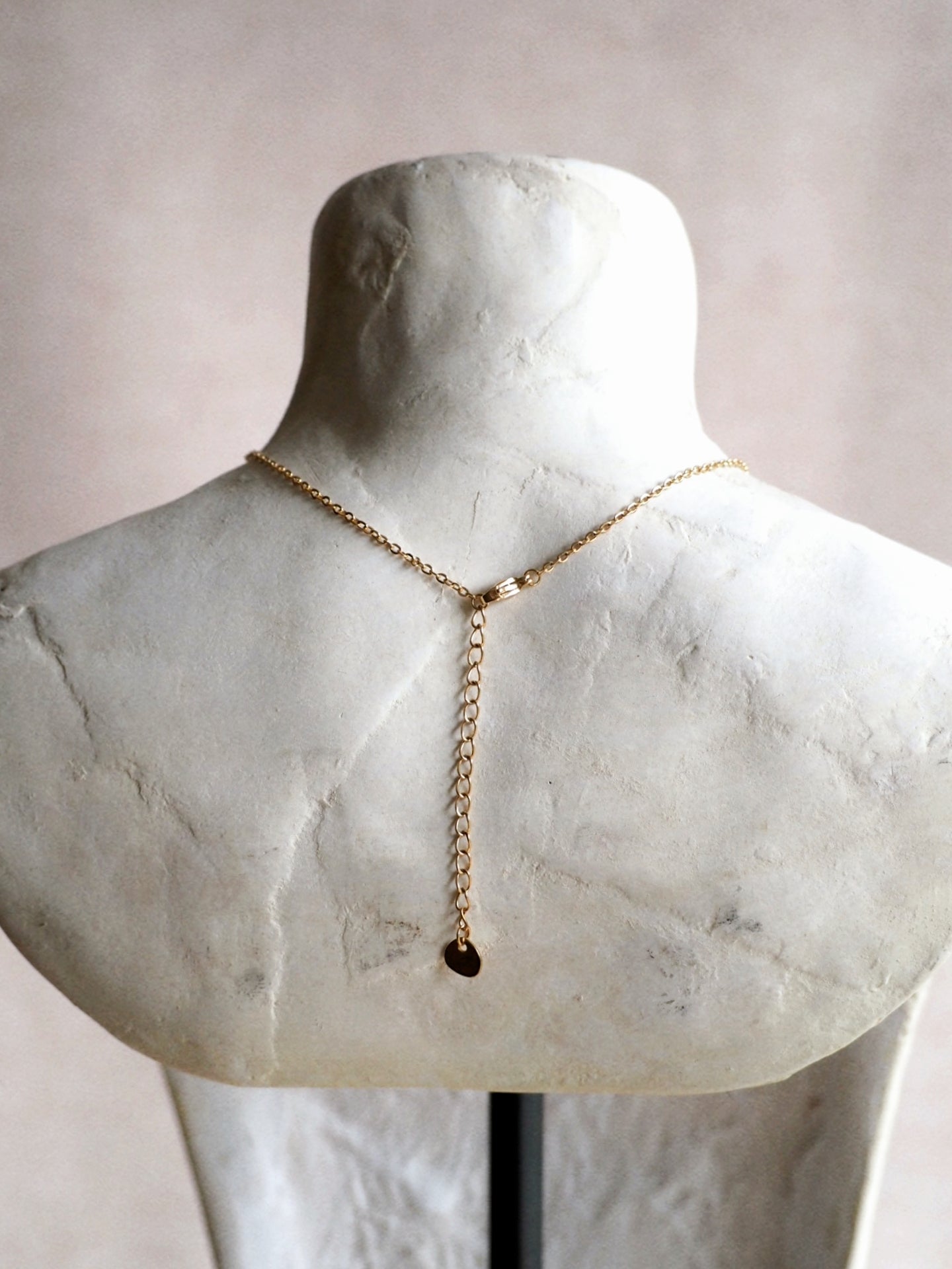 Lucille Gold Double Oval Necklace