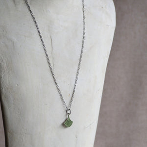 Jessica Fan Necklace in Silver