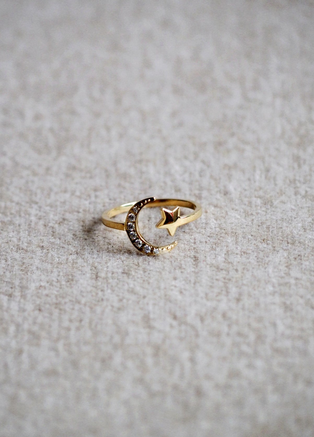 Adeline Moon & Star Ring