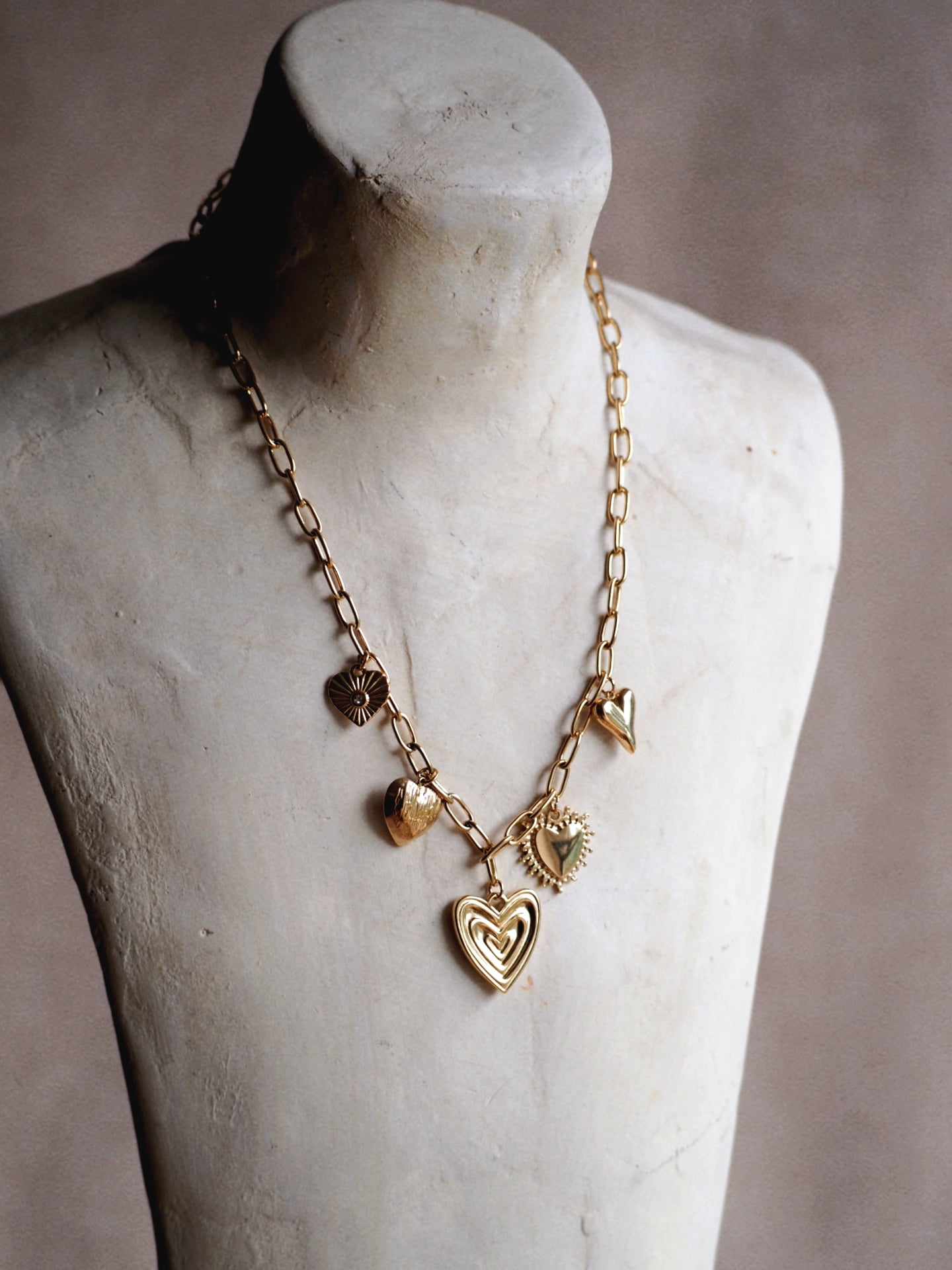 Maja Multiple Heart Necklace