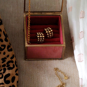 Leonore Gold Beads Earrings
