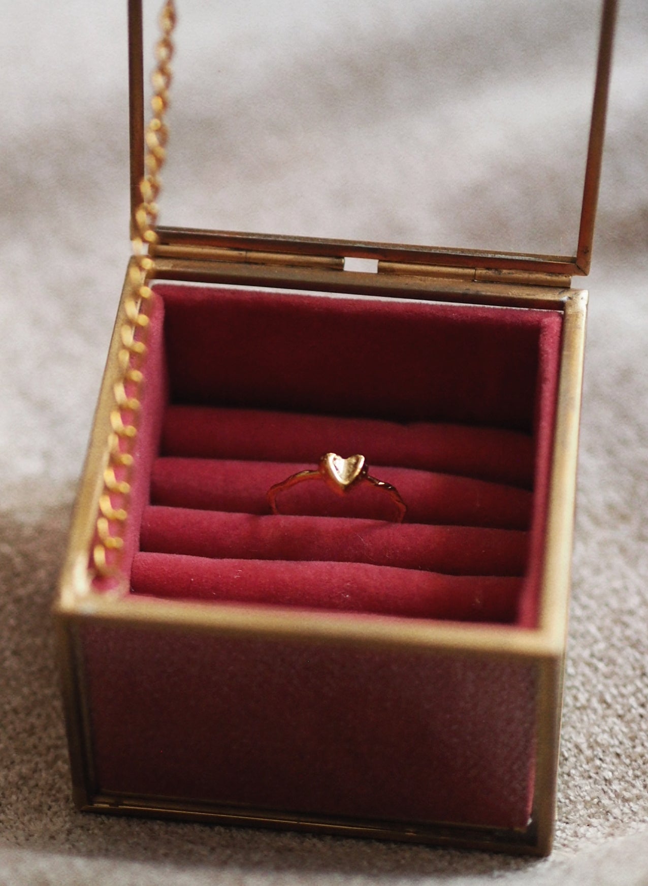 Heart On The Branch Ring