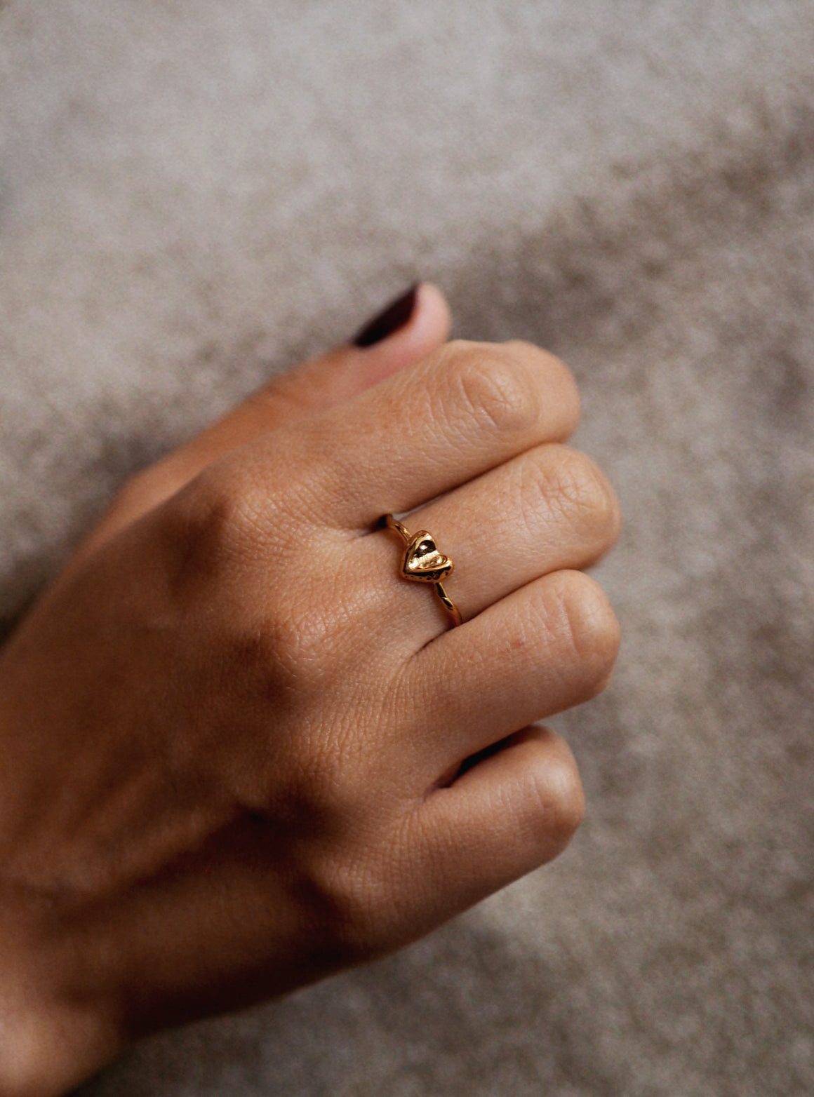 Heart On The Branch Ring