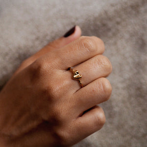 Heart On The Branch Ring