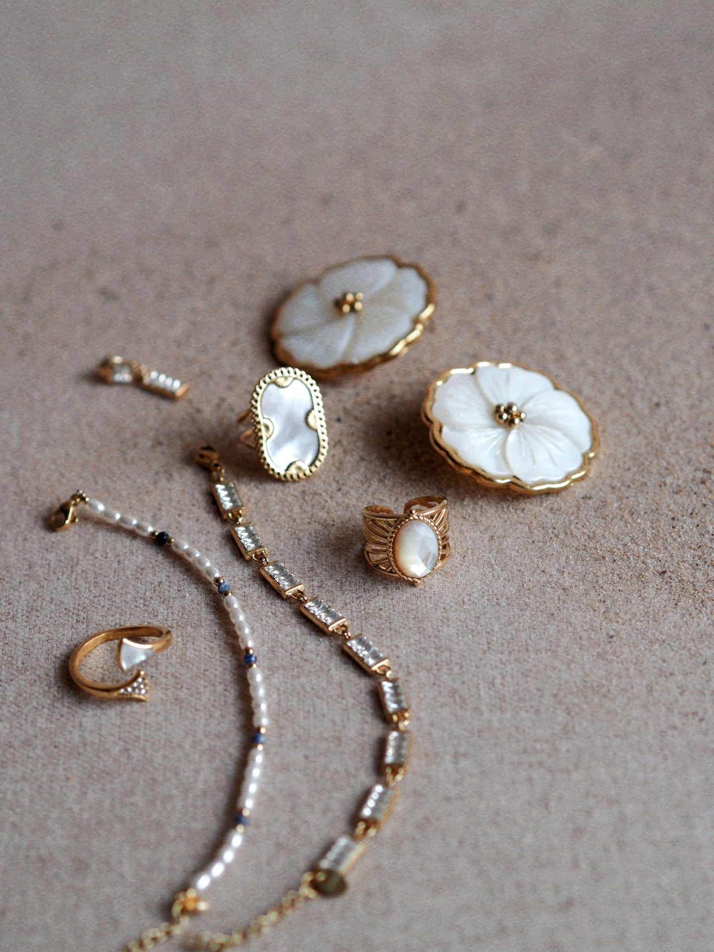 Gladys Large Floral Earrings