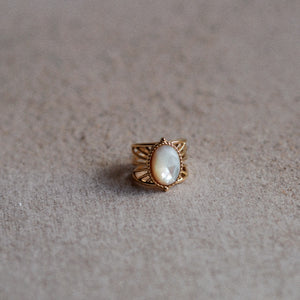 Unique Mother of Pearl Ring