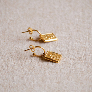 Snake Hoop Earrings