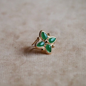 Large Green Gemstone Ring