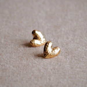 Maja Beautiful Heart Earrings In Silver