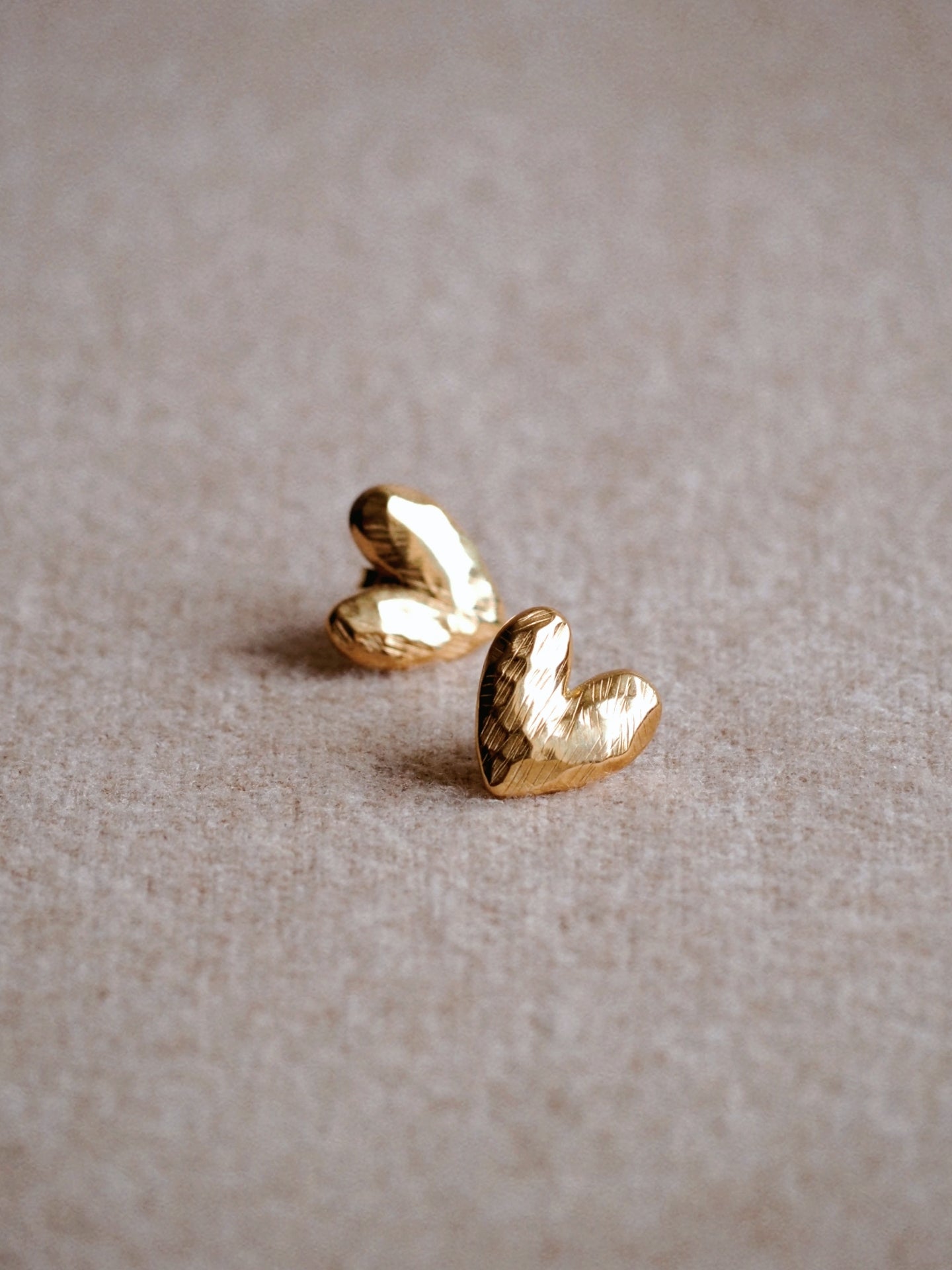 Maja Beautiful Heart Earrings In Silver