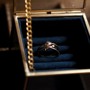 Alpha Centauri Ring Gold / Collection Sparkle