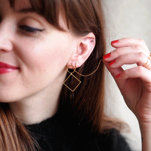 Limited Edition Chain Earrings / Good Luck Fish