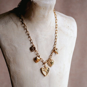 Maja Multiple Heart Necklace