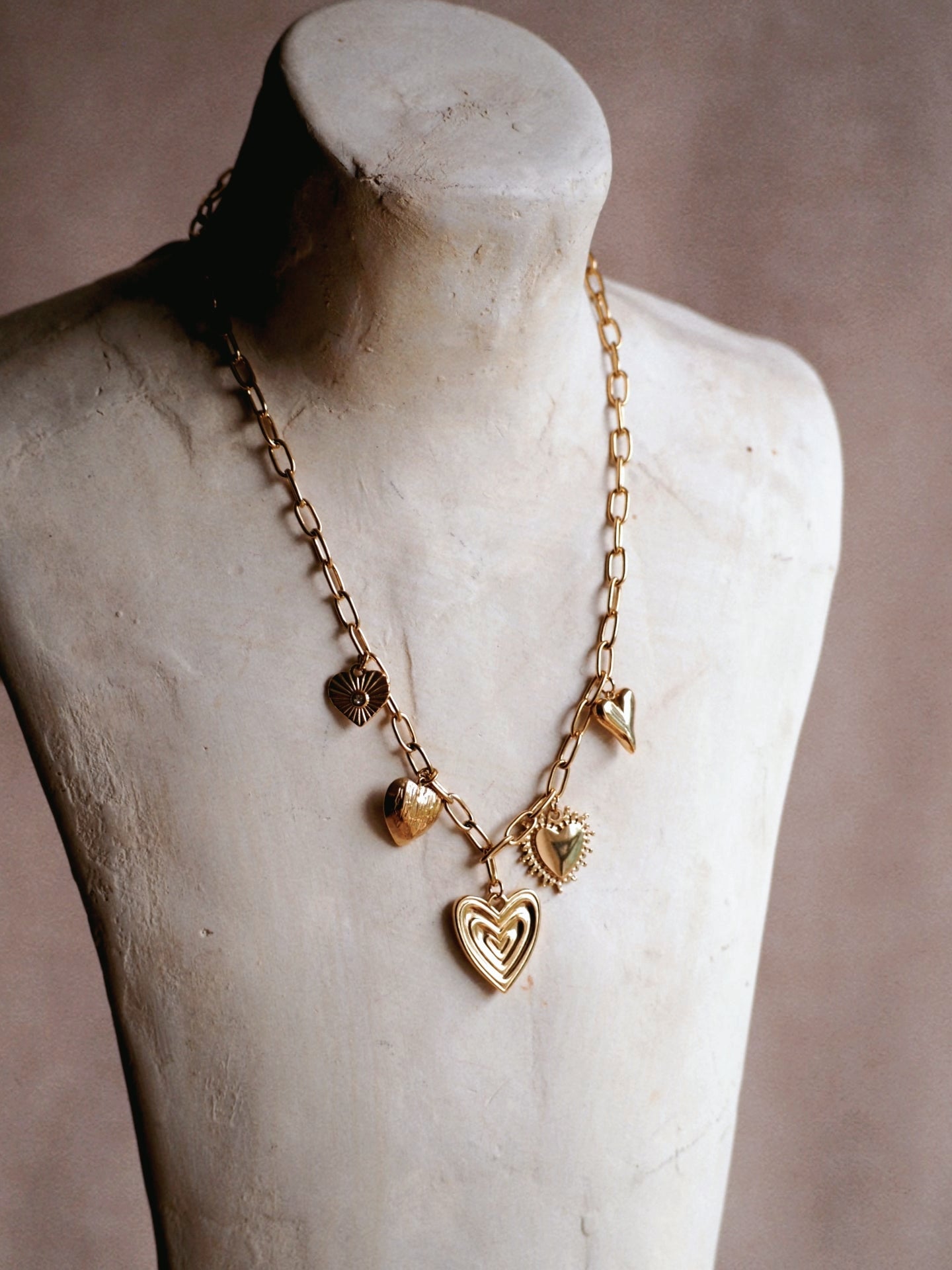 Maja Multiple Heart Necklace