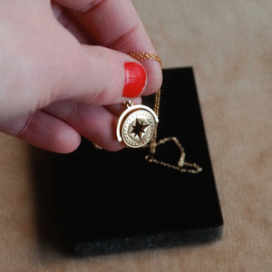 Unique Rotating Compass Necklace