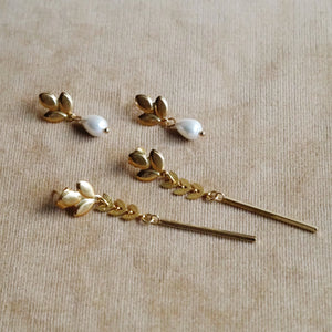 Andrea Atlas Pearl Earrings