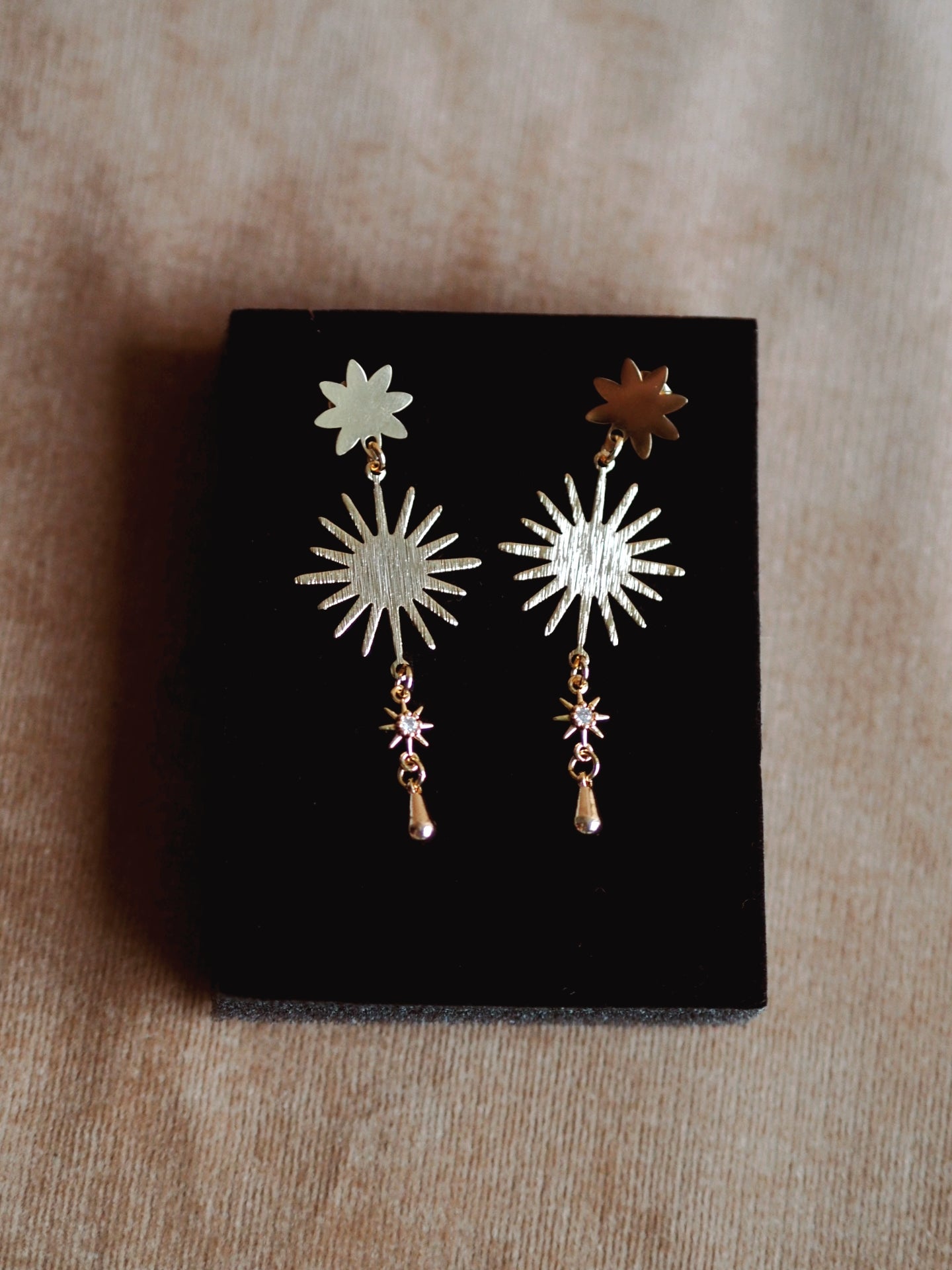 Andrea Atlas Star & Sun Earrings