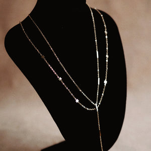 Delicate Necklace With Little Flowers
