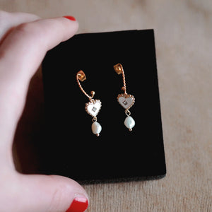 Cherished Moments Mother of Pearl Hoops