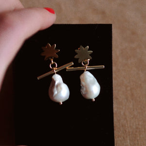 One of Kind Pearl Earrings