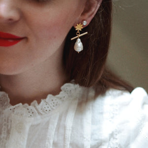 One of Kind Pearl Earrings