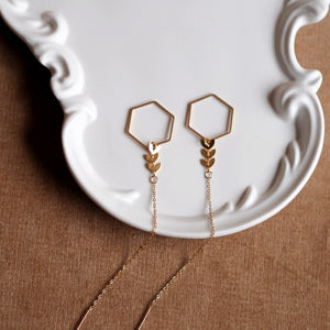 Andrea Atlas Signature Chain Earrings N°22