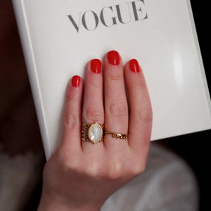 Unique Mother of Pearl Ring