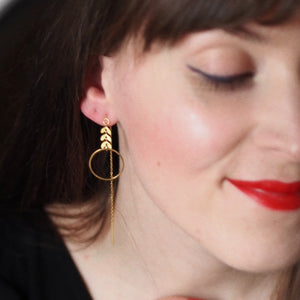 Andrea Atlas Signature Chain Earrings N°5