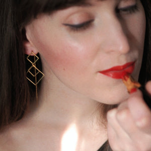 Andrea Atlas Signature Chain Earrings N°24