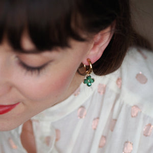 Frida Flower Earrings / Green